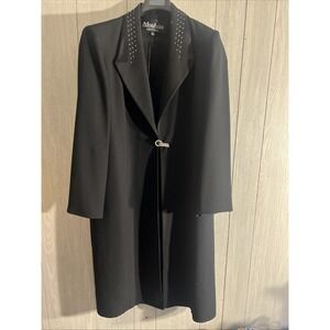 Moshita Couture Long Coat Size 18